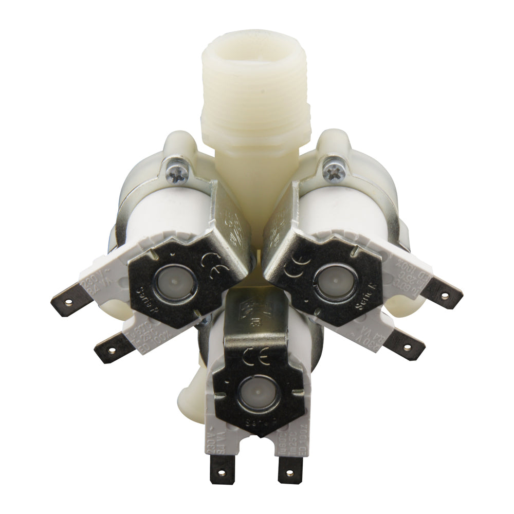 Electroválvula RPE triple 3/4''x10mm nylon NBR 180° 0,2-10bar 230VAC