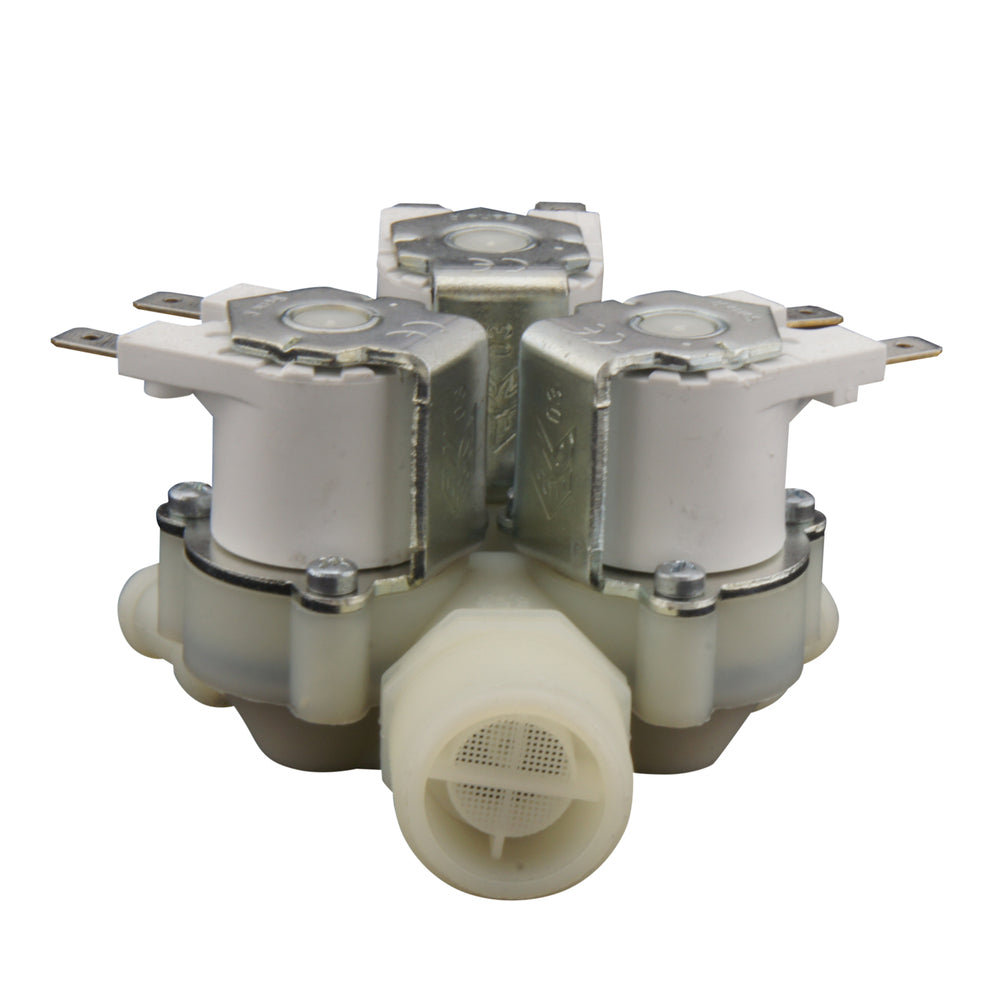 Electroválvula RPE triple 3/4''x10mm nylon NBR 180° 0,2-10bar 230VAC