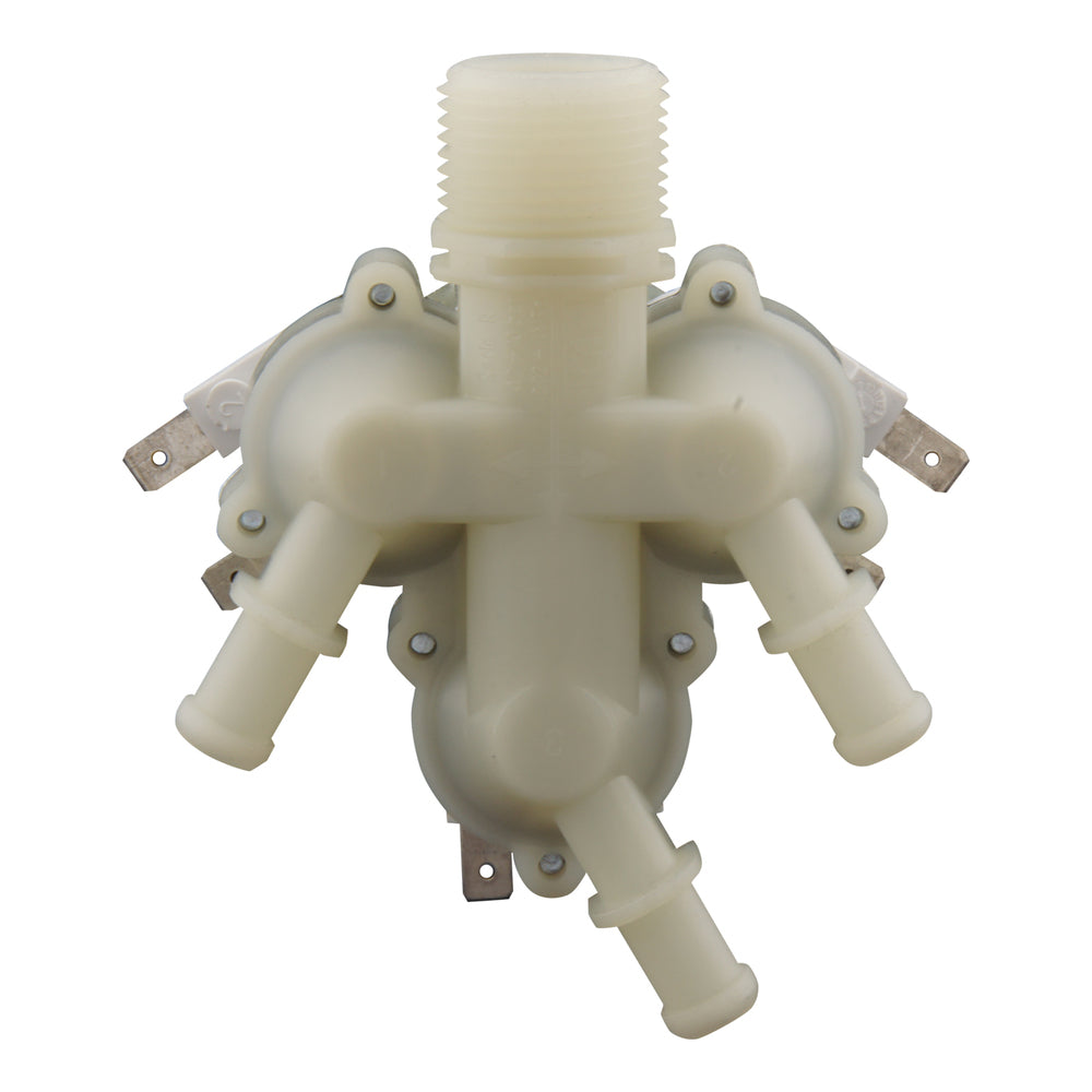 Electroválvula RPE triple 3/4''x10mm nylon NBR 180° 0,2-10bar 230VAC