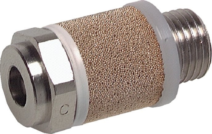 G1/8'' Stainless Steel Flow Control Muffler For Precise Flow Adjustment