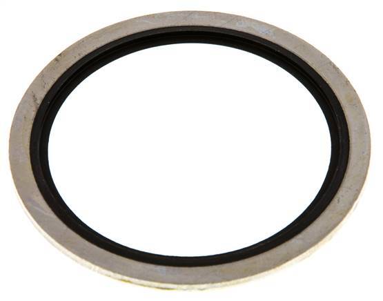 G 2" Steel/NBR Hydraulic Bonded Seal 60.6x73x2.5 mm