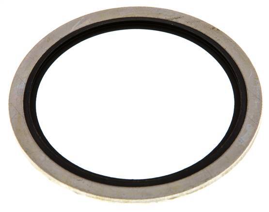 G 2" Steel/NBR Hydraulic Bonded Seal 60.6x73x2.5 mm