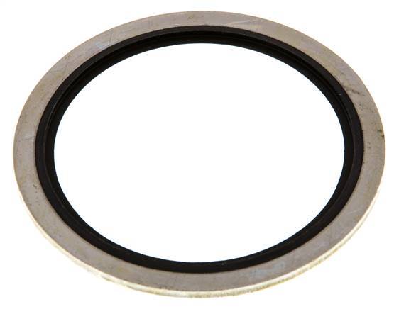 G 2" Steel/NBR Hydraulic Bonded Seal 60.6x73x2.5 mm