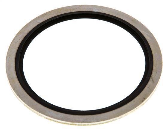 G 2" Steel/NBR Hydraulic Bonded Seal 60.6x73x2.5 mm