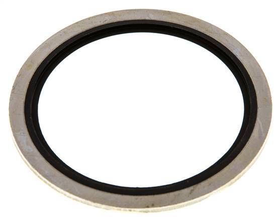G 2" Steel/NBR Hydraulic Bonded Seal 60.6x73x2.5 mm