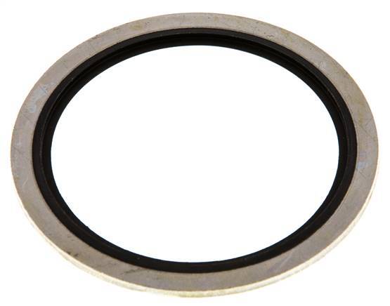 G 2" Steel/NBR Hydraulic Bonded Seal 60.6x73x2.5 mm