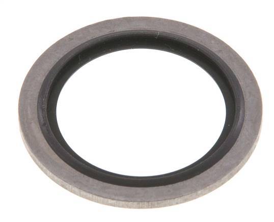 G 3/4" Acero inoxidable/FKM Sello hidráulico 27.1x34.9x2.5 mm