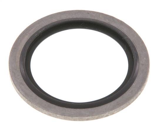 G 3/4" Acero inoxidable/FKM Sello hidráulico 27.1x34.9x2.5 mm