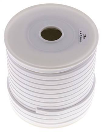 cinta de sellado facial de PTFE 7x2,5 mm 25 m