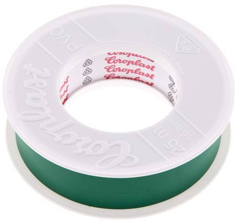 Electrical Insulation Tape VDE-tested 25mm/25m Green