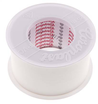 Cinta aislante eléctrica probada por VDE 50mm/25m Blanco