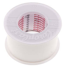 Cinta aislante eléctrica probada por VDE 50mm/25m Blanco