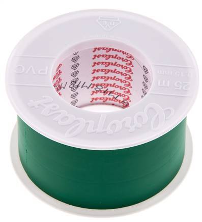 Electrical Insulation Tape VDE-tested 50mm/25m Green