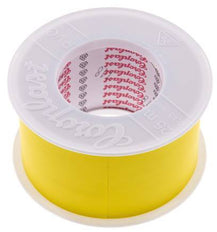 Cinta aislante eléctrica probada por VDE 50mm/25m Amarillo