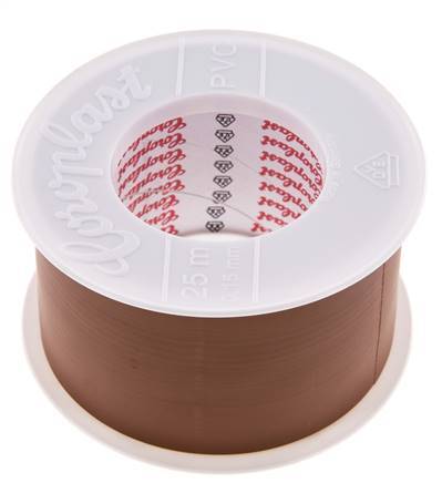 Electrical Insulation Tape VDE-tested 50mm/25m Brown