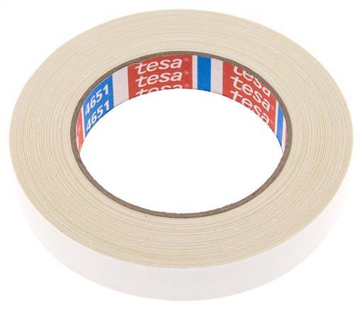 Cinta adhesiva industrial 19mm/25m Blanco