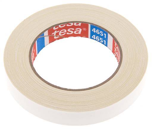 Cinta adhesiva industrial 19mm/25m Blanco