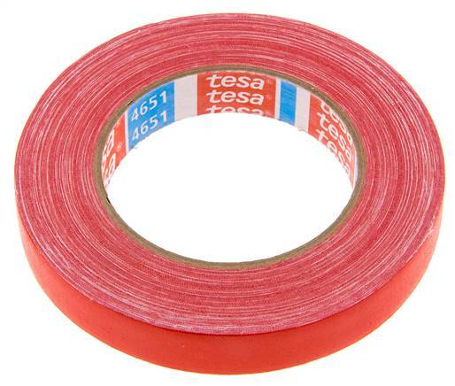 Cinta adhesiva industrial 19mm/25m Rojo