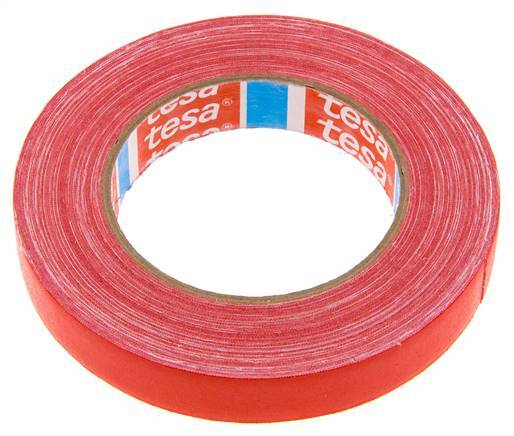 Cinta adhesiva industrial 19mm/25m Rojo