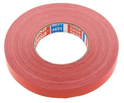 Cinta adhesiva industrial 19mm/50m Rojo