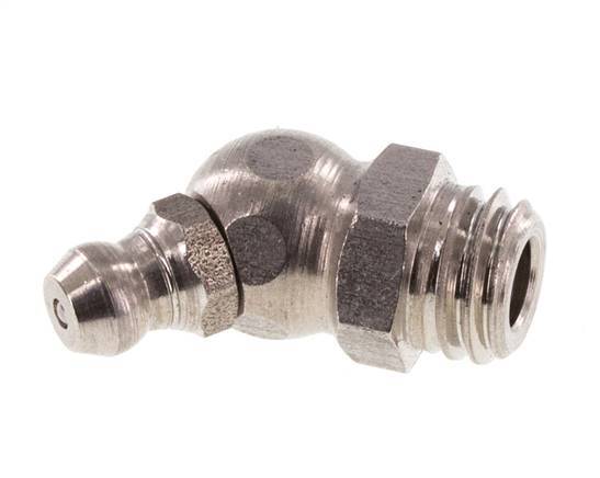 Engrasador hidráulico acodado Acero inoxidable M10x1,5 DIN 71412
