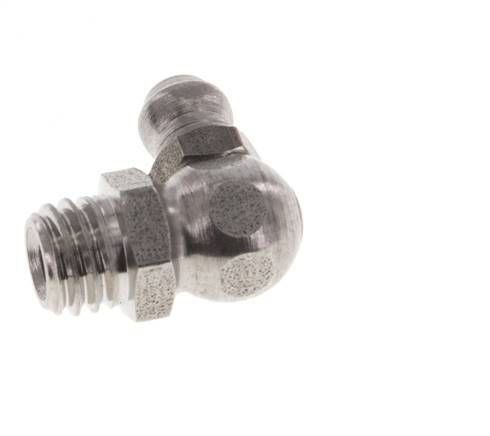 Right-angled Hydraulic Grease Nipple Stainless Steel M8x1.25 DIN 71412