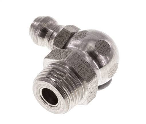 Right-angled Hydraulic Grease Nipple Stainless Steel R 1/8 inch DIN 71412