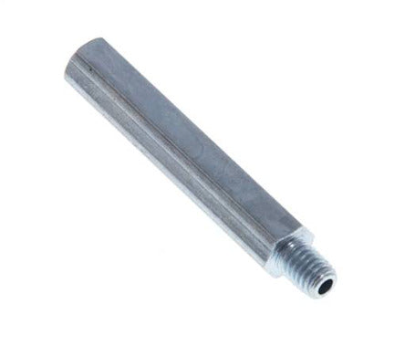 Extensión de la boquilla de engrase M6x1 de acero macho/hembra 53mm