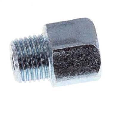 Prolongación de la boquilla de engrase M10x1 de acero macho/hembra 14mm [2 piezas]