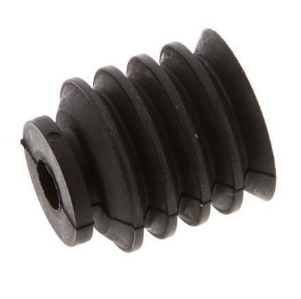 Ventosa de Fuelle 20mm CR Negro Recorrido 16mm