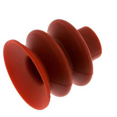 40mm Bellows Silicone Red Vacuum Suction Cup Stroke 20mm