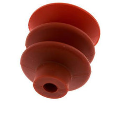 40mm Bellows Silicone Red Vacuum Suction Cup Stroke 20mm
