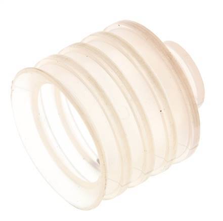 Ventosa de Fuelle 40 mm Silicona Transparente Recorrido 20 mm