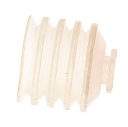 Ventosa de Fuelle 40 mm Silicona Transparente Recorrido 20 mm