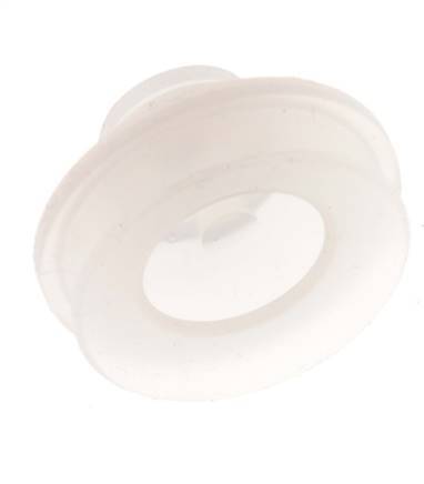 42mm Bellows Silicone Clear Vacuum Suction Cup Stroke 9mm