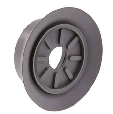 Ventosa Plana NBR Gris 100mm G 1/4 pulgadas Hembra Recorrido 6mm con labios finos