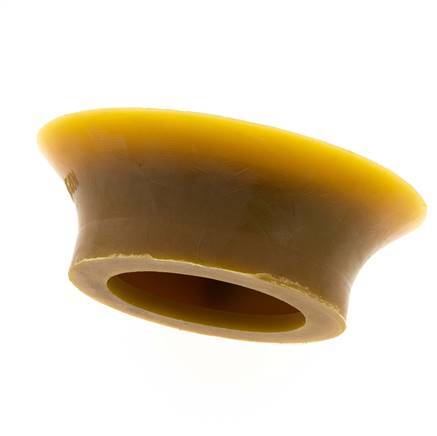 Ventosa Plana NR Beige 100mm G 1/4 pulgadas Hembra Recorrido 6mm con Labios finos