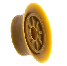 Ventosa Plana NR Beige 100mm G 1/4 pulgadas Hembra Recorrido 6mm con Labios finos