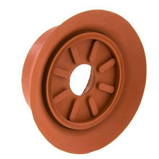 Ventosa Plana SBR Marrón Rojizo 100mm G 1/4 pulgadas Hembra Recorrido 6mm con Labios Finos