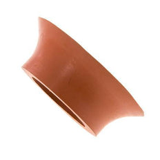 Ventosa Plana SBR Marrón Rojizo 100mm G 1/4 pulgadas Hembra Recorrido 6mm con Labios Finos