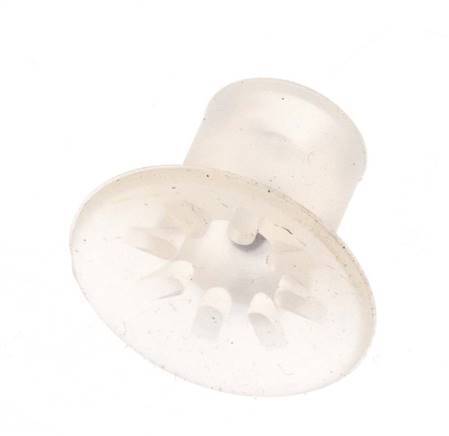 Ventosa Plana Silicona Transparente 17mm Recorrido 0,5 mm