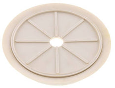 Ventosa Plana NRE Blanca 200mm G 1/2 pulgadas Hembra Recorrido 5mm con labios finos