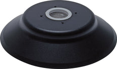 Ventosa Plana NBR Negro 60mm G 1/4 de pulgada Hembra Recorrido 5mm con Labios robustos