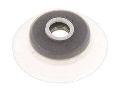 Ventosa Plana Silicona Transparente 60mm G 1/4 de pulgadas Hembra Recorrido 5mm con Labios robustos