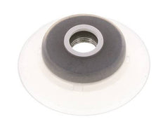 Ventosa Plana Silicona Transparente 60mm G 1/4 de pulgadas Hembra Recorrido 5mm con Labios robustos