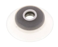 Ventosa Plana Silicona Transparente 60mm G 1/4 de pulgadas Hembra Recorrido 5mm con Labios robustos