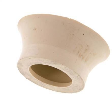 Ventosa Plana NR Beige 70mm G 1/4 pulgadas Hembra Recorrido 6mm con labios finos