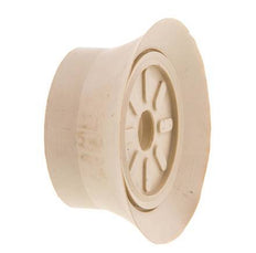 Ventosa Plana NR Beige 70mm G 1/4 pulgadas Hembra Recorrido 6mm con labios finos