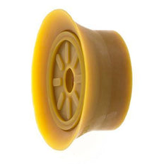 Ventosa Plana NRE Marrón 70mm G 1/4 pulgadas Hembra Recorrido 6mm con labios finos
