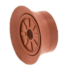 Ventosa Plana SBR Marrón Rojizo 70mm G 1/4 pulgada Hembra Recorrido 6mm con Labios Finos